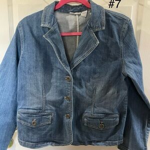 Chicos Platinum Women's Denim Jacket